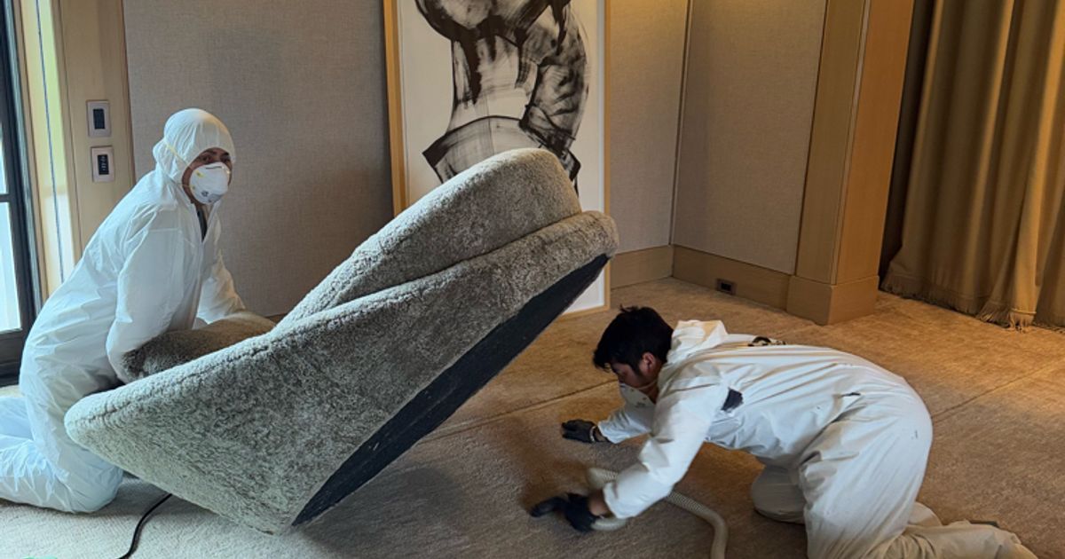 fire damage restoration work by Go Green Restoration