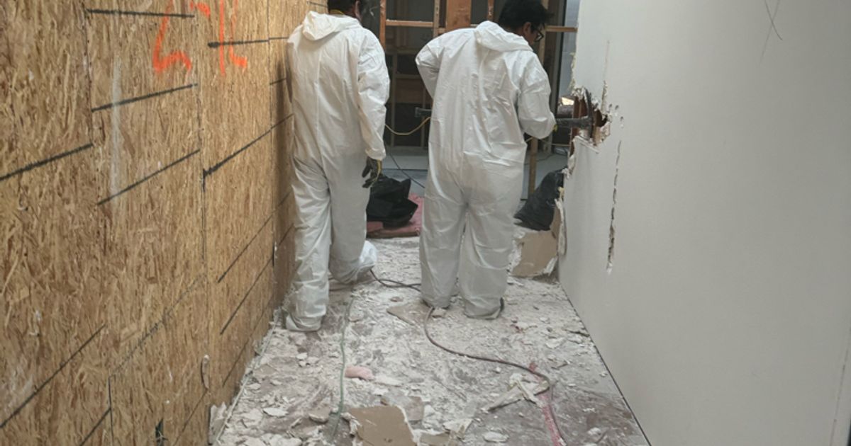 mold restoration work by Go Green Restoration