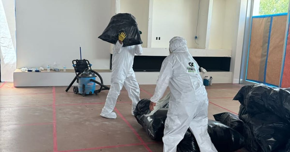 mold restoration work by Go Green Restoration