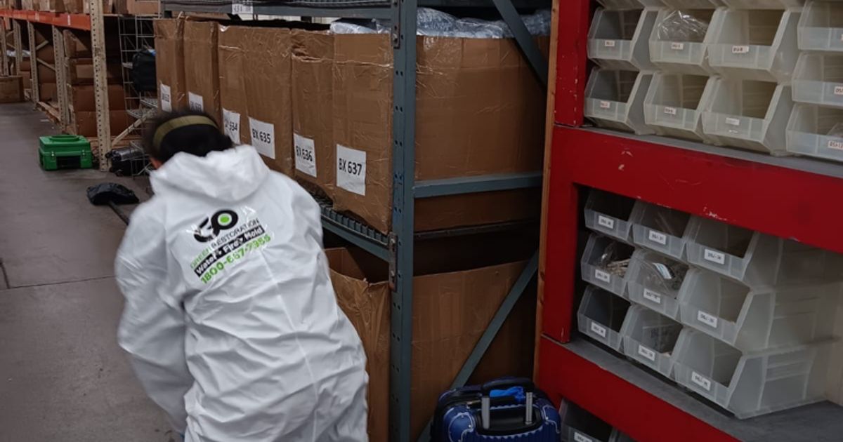 fire damage restoration work by Go Green Restoration