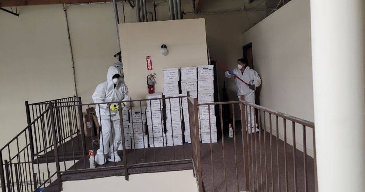 fire damage restoration work by Go Green Restoration