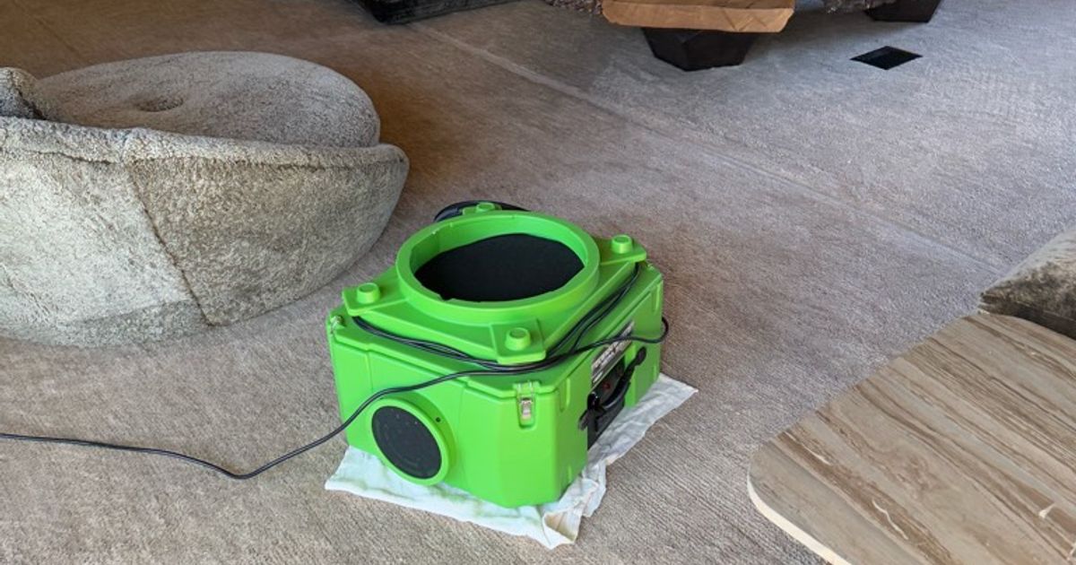 fire damage restoration work by Go Green Restoration